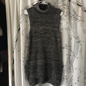 super cute sleeveless long sweater